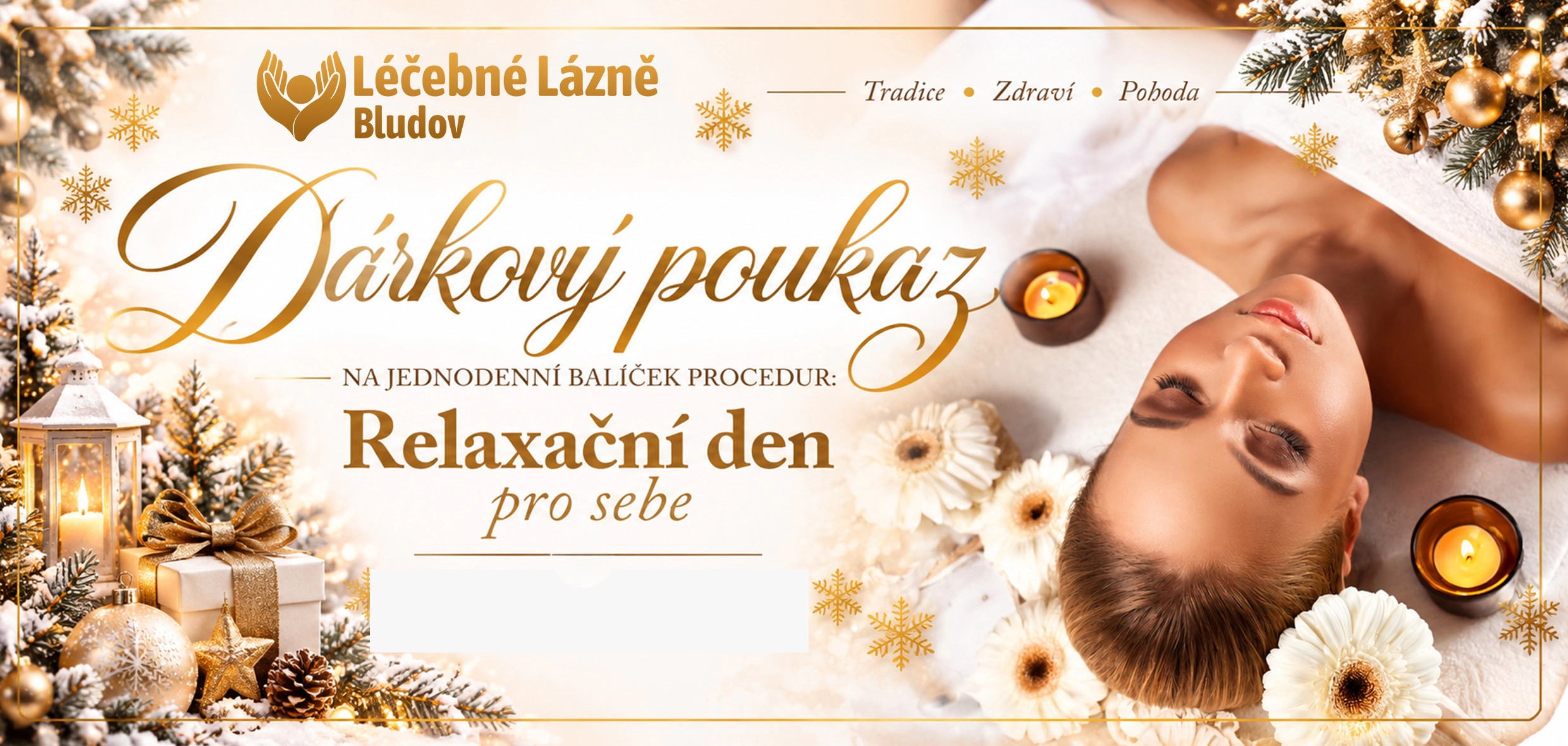 Relaxační den pro sebe – dárkový poukaz