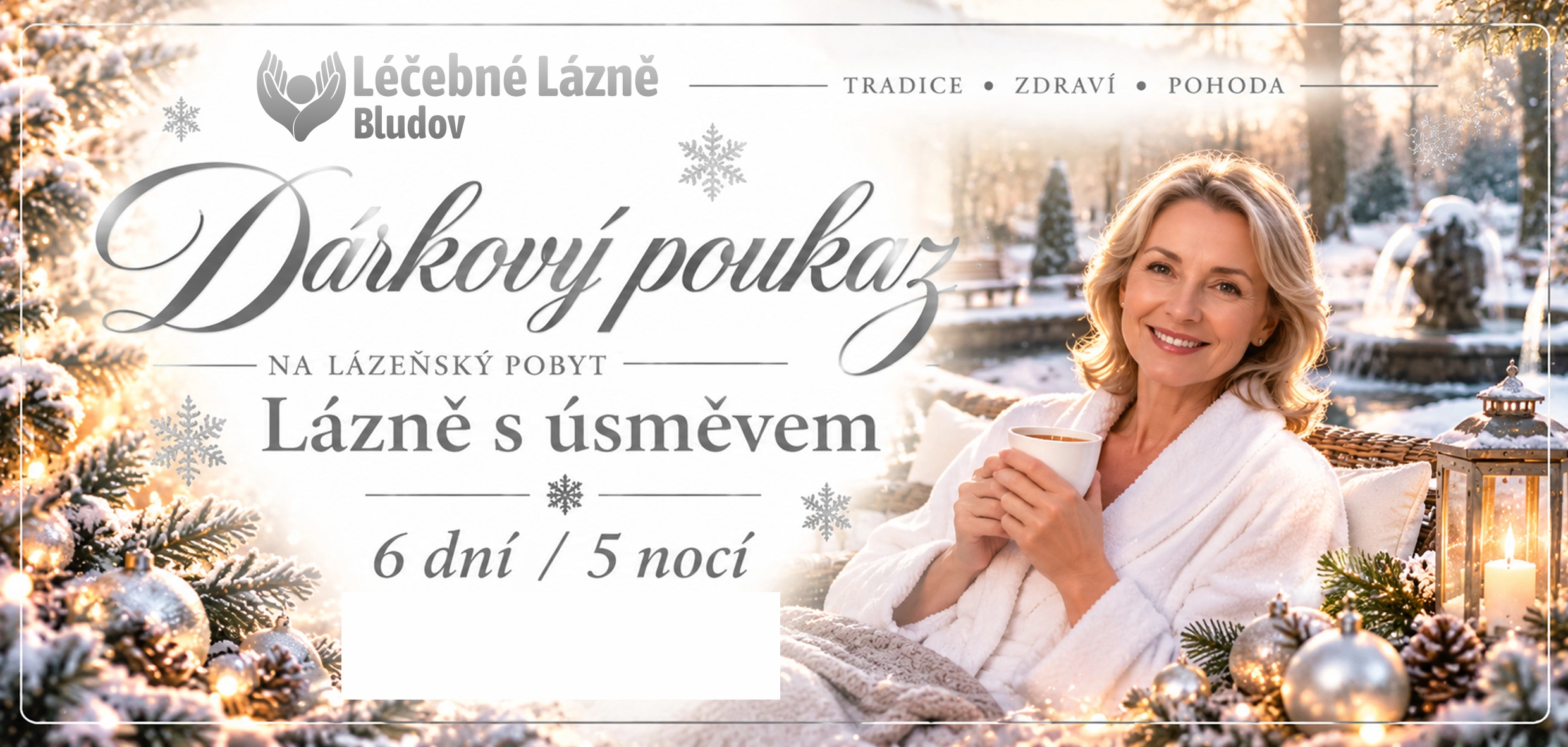 Lázně s úsměvem – dárkový poukaz